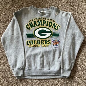 Vintage Green Bay Packers Super Bowl XXXI Champions Sweatshirt